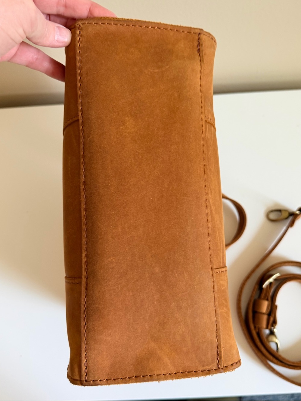 Portland Leather Lola Tote Bag in Dakota - Picture 5 of 8